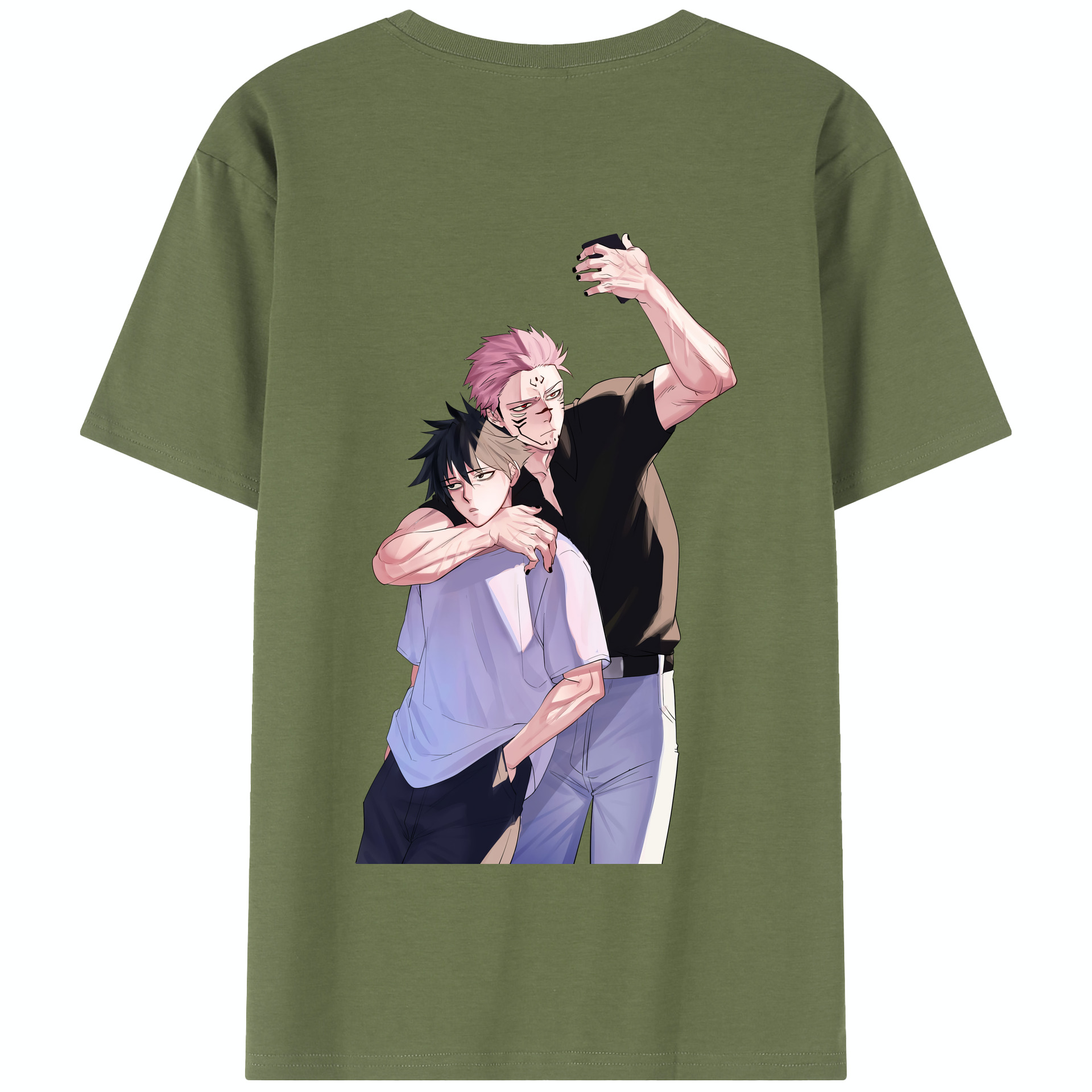（画像用） 呪術廻戦 Jujutsu Kaisen 綿100％半袖Tシャツ（背面プリント）